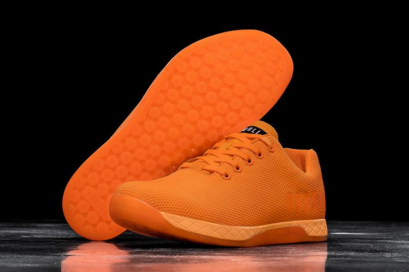 Orange Nobull Neon Orange Men's Trainers | CA F1466D